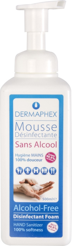 Dermaphex dezinfekce na ruce bezalkoholová pěnová 600 ml