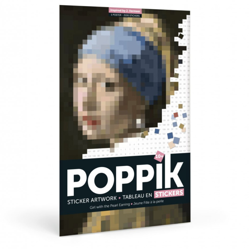 VERMEER (Dievča s perlovými náušnicami) - Samolepkový plagát