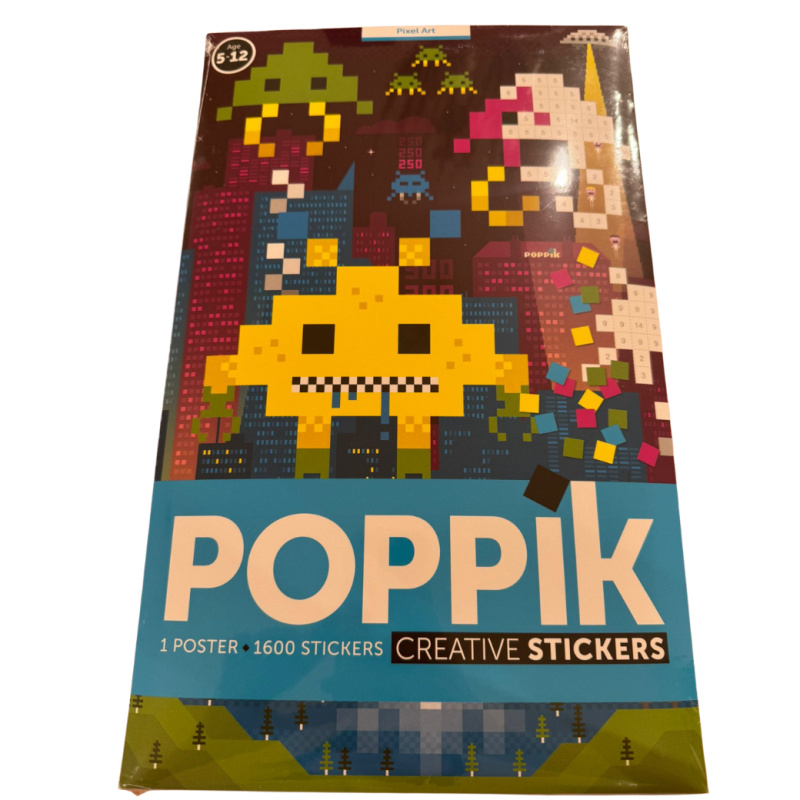 POPPIK Vzdělávací samolepkový plakát GAME