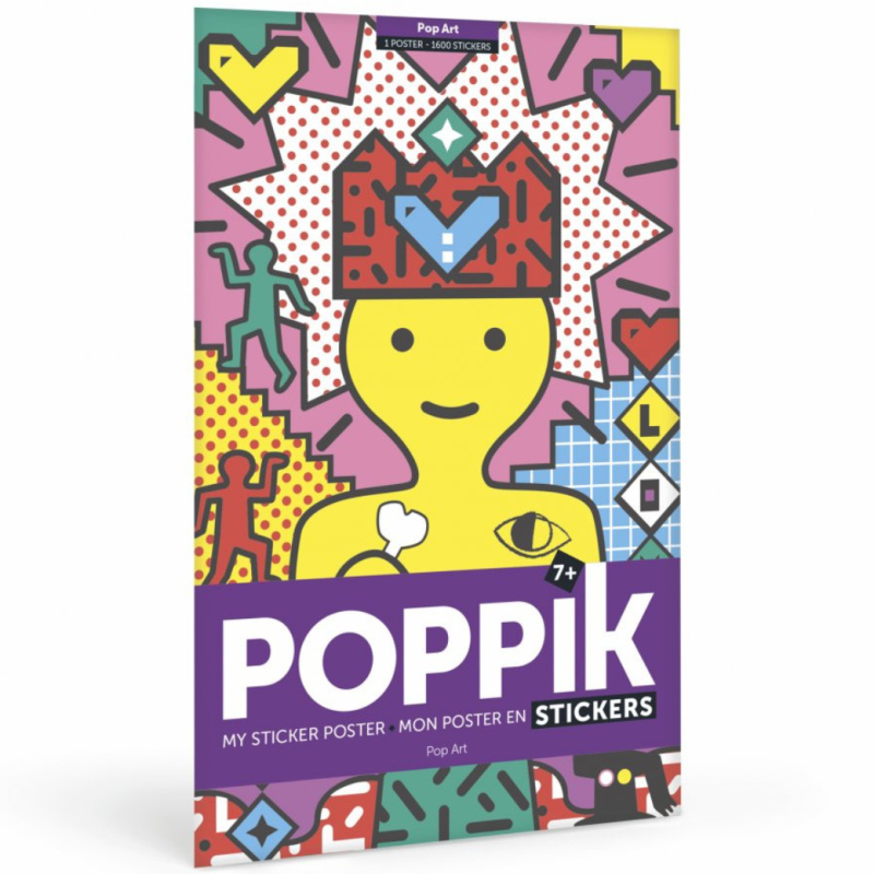 Samolepkový plagát Pop Art