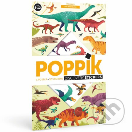 DINOSAURI - vzdelávací samolepkový plagát - hra z kategorie Vzdělávací hry