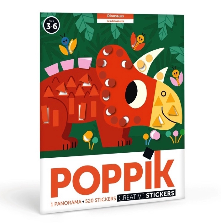 Poppik Samolepkové Panorama Dinosauři