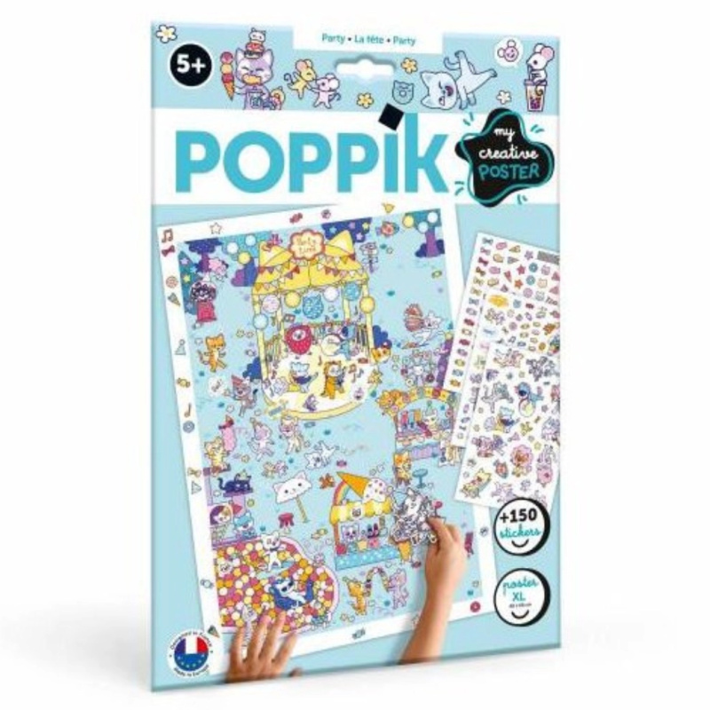 Kreativní samolepková sada Party od Poppik