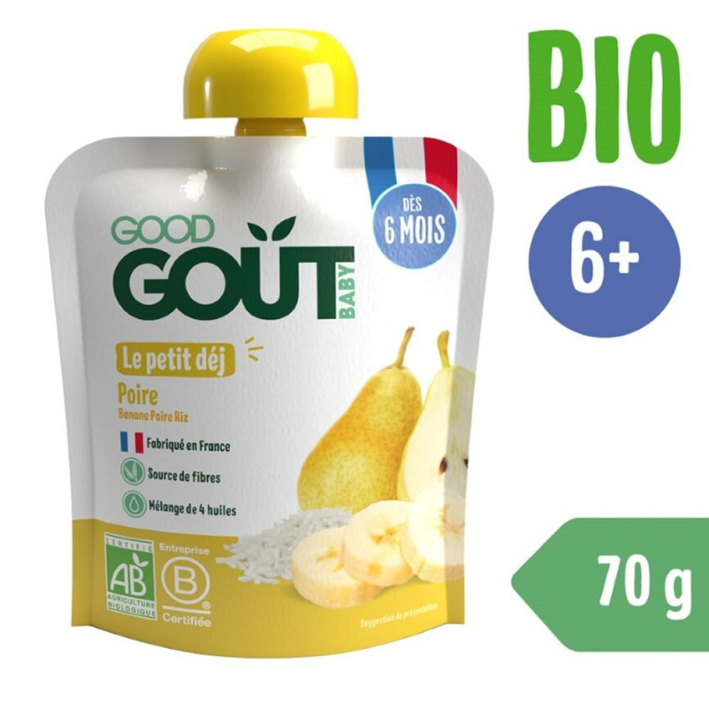 GOOD GOUT Hrušková snídaně 6m+ BIO 70 g