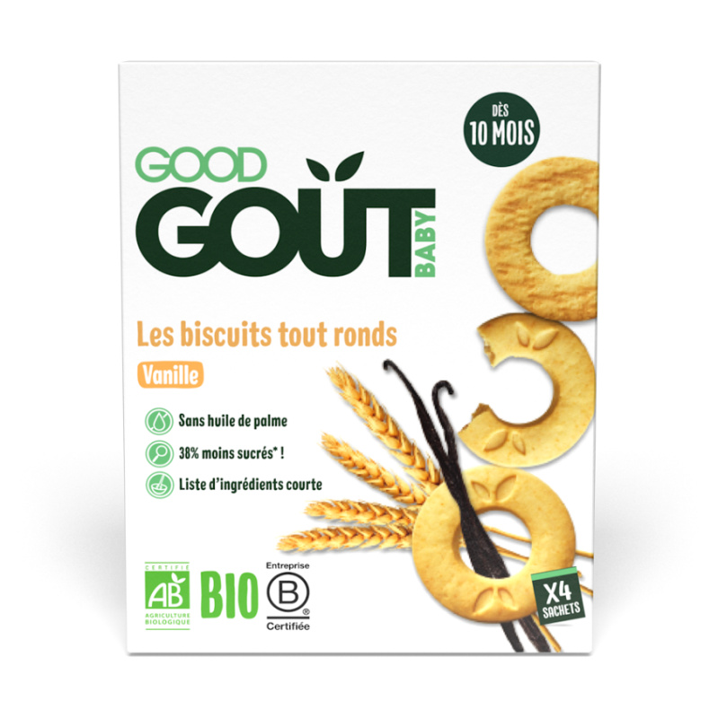 Good Gout BIO Vanilková kolečka (80 g)