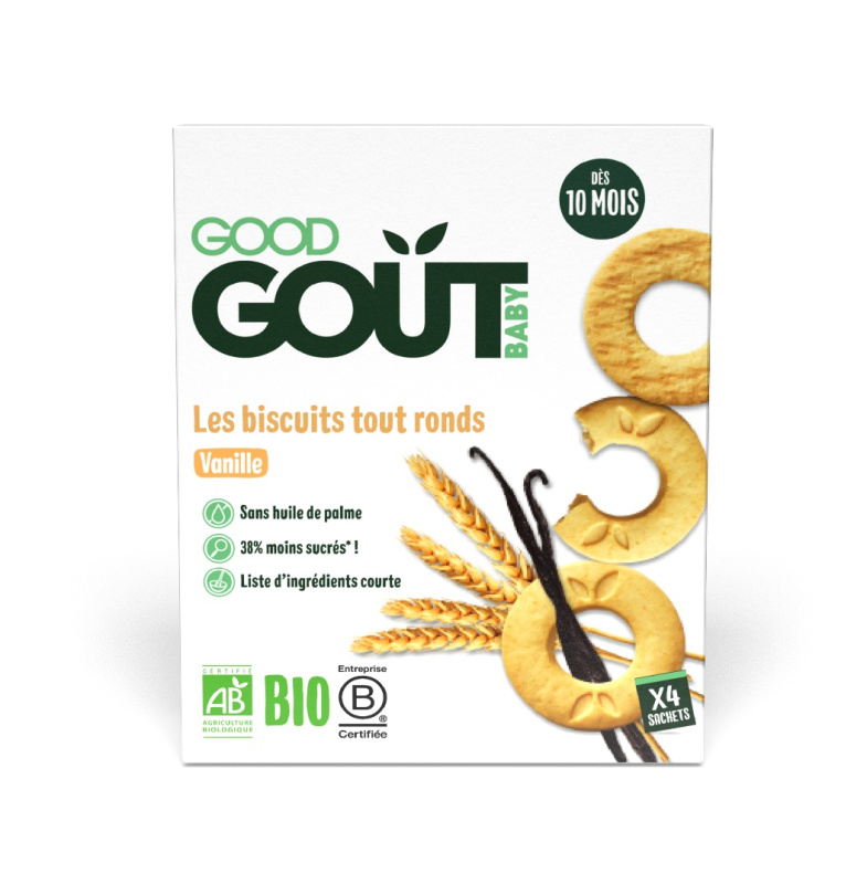 Good Gout BIO Vanilková kolečka (80 g)