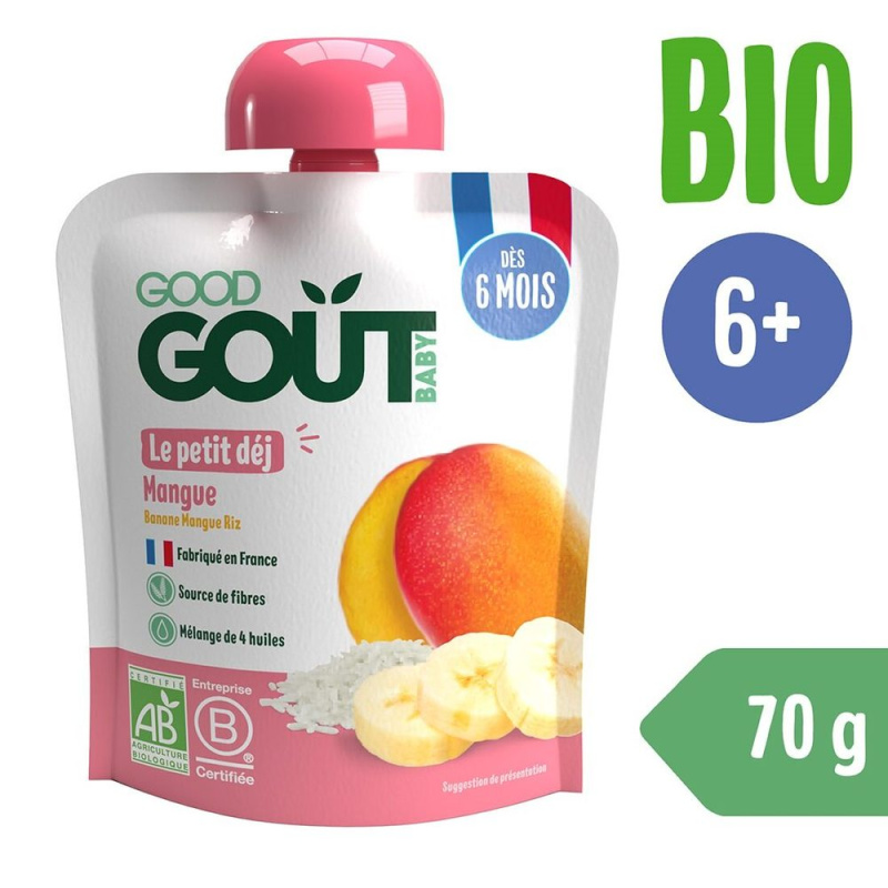 Good Gout BIO Mangová snídaně (70 g)