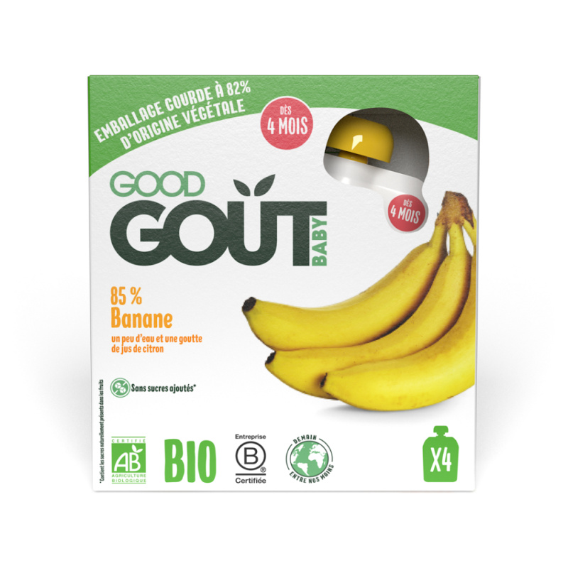 Good Gout BIO Banán (4x85 g)