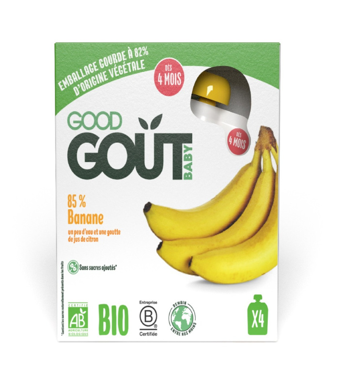Good Gout BIO Banán (4x85 g)