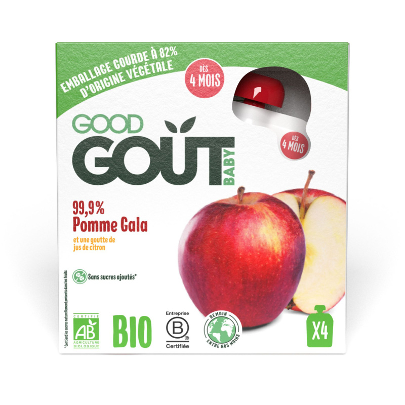 Good Gout BIO Jablko (4x85 g)