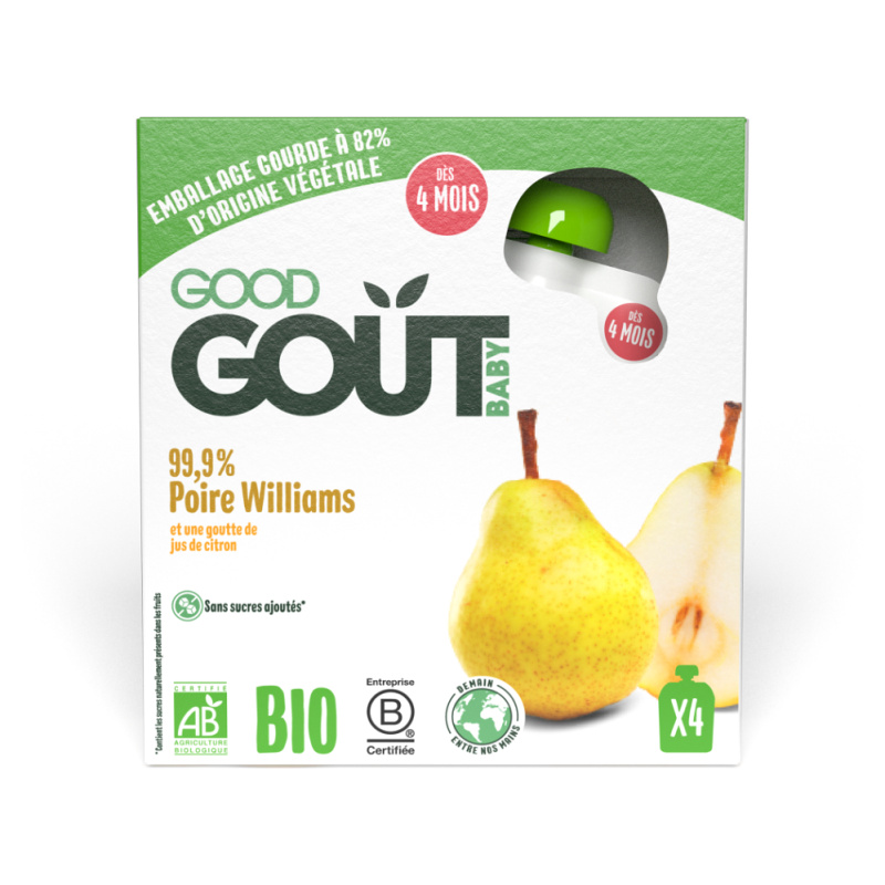 Good Gout BIO Hruška (4x85 g)