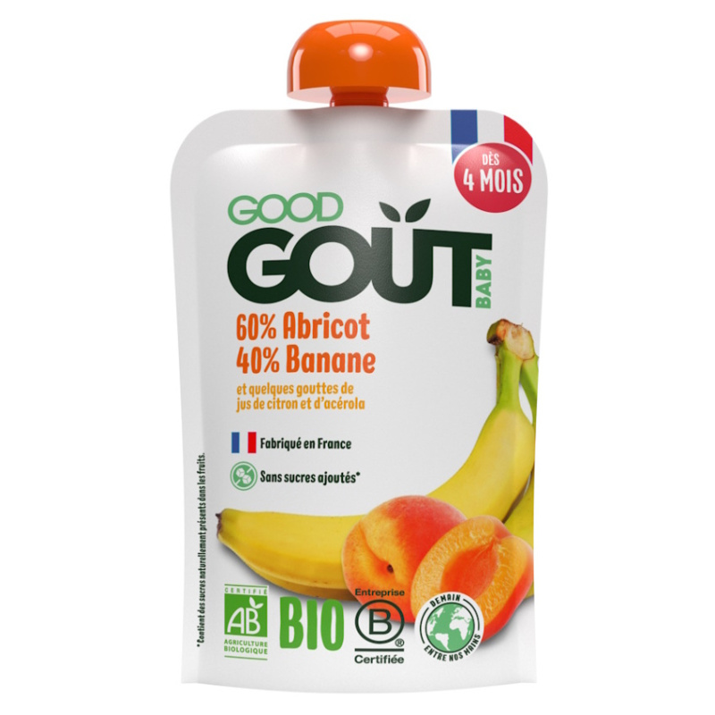 Good Gout BIO Kapsička meruňka a banán