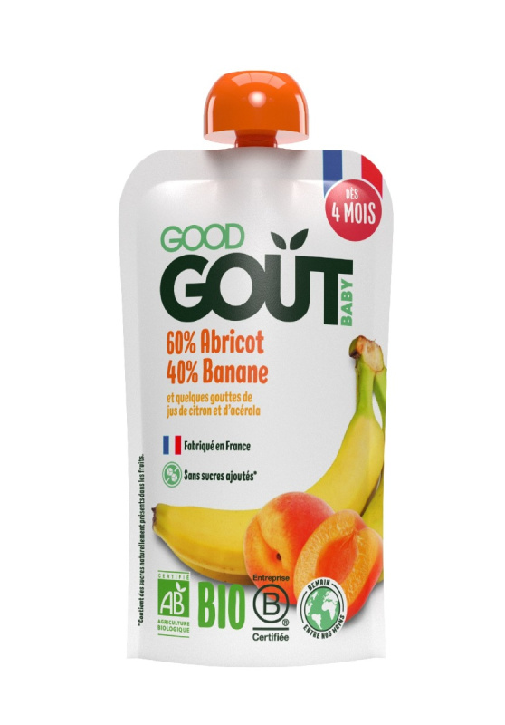Good Gout BIO Kapsička meruňka a banán