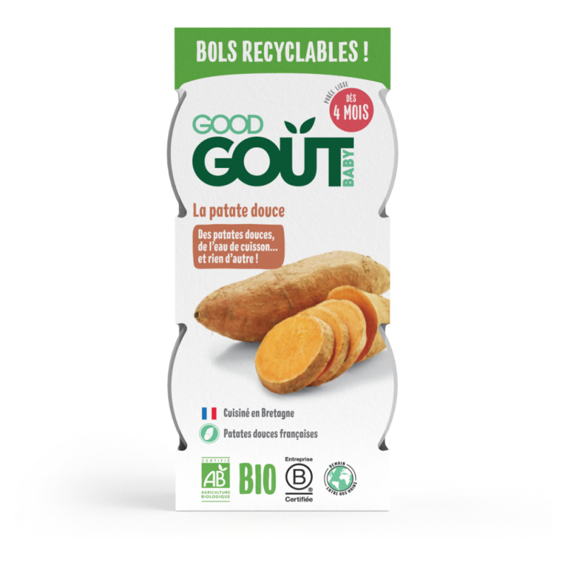 Good Gout BIO Batátové pyré (2x120 g)