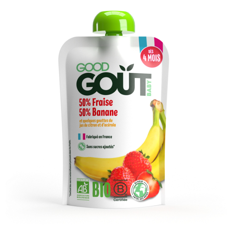 Good Gout BIO Kapsička jahoda a banán