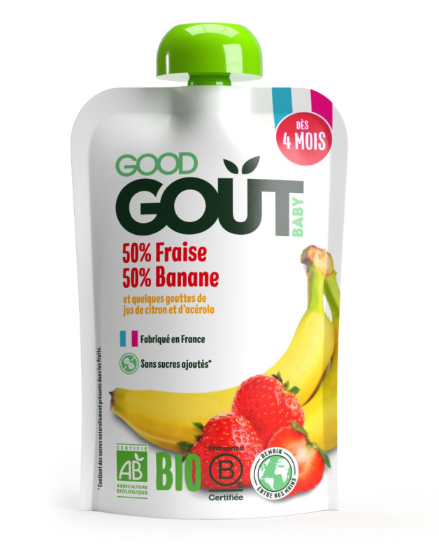 Good Gout BIO Kapsička jahoda a banán