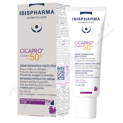 ISISPHARMA Cicapro Cream SPF50+ 40ml