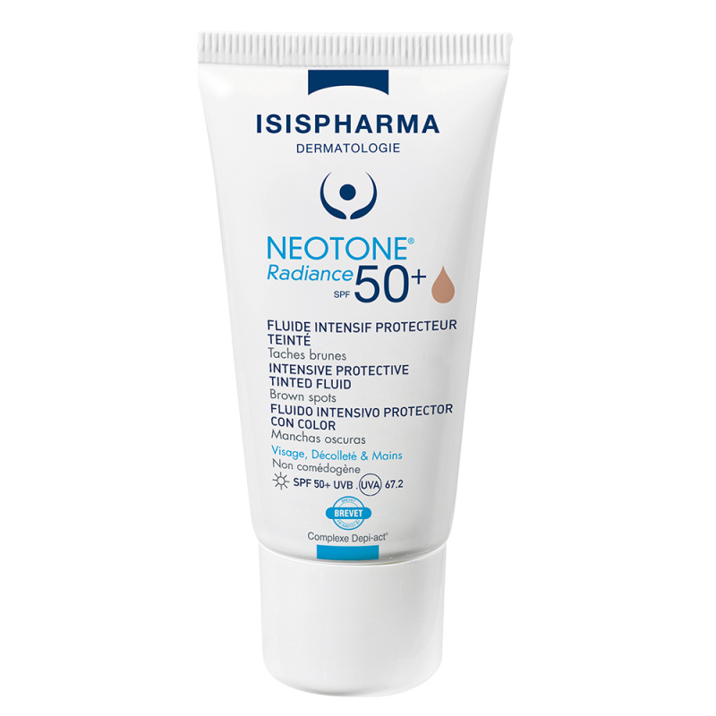 ISISPHARMA NEOTONE Radiance SPF50+ Medium tónovaný depigmentační fluid 30 ml