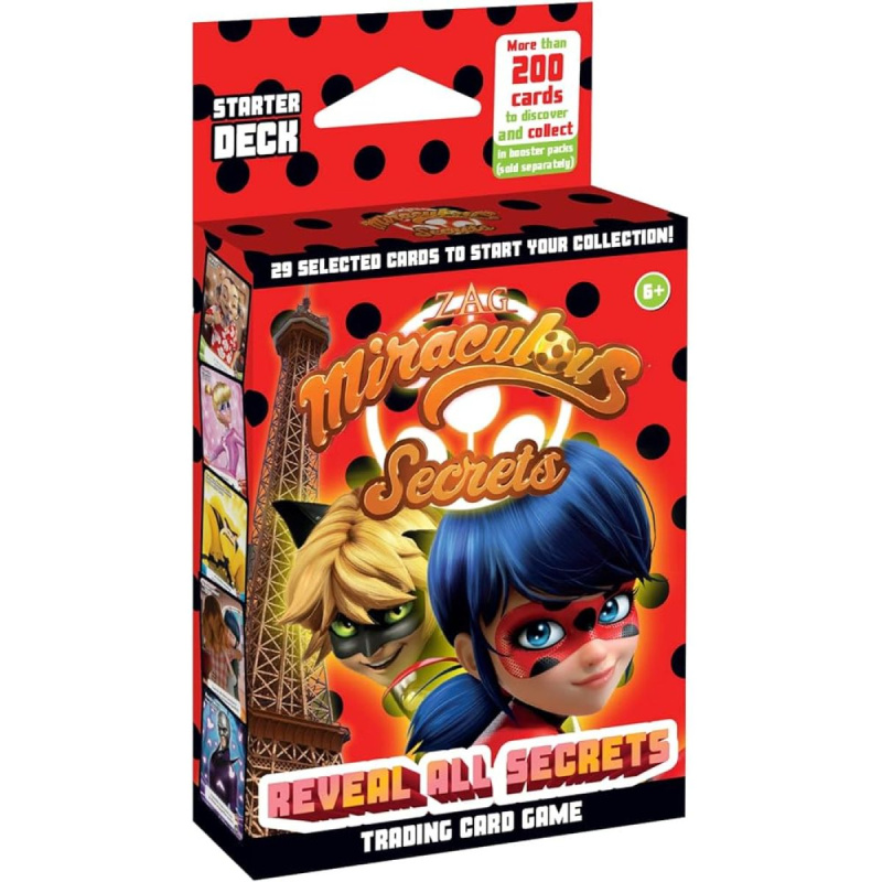 Sběratelské karty Startovací balíček Miraculous: Kouzelná Beruška a Černý kocour
