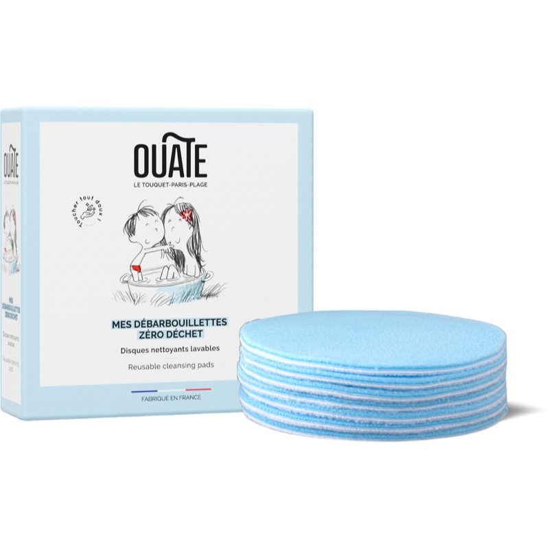OUATE Reusable Cleansing Pads pratelné odličovací tampony z mikrovlákna pro děti 7 ks