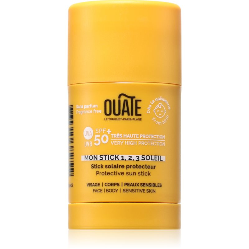 OUATE My 1,2,3 Sun Stick opalovací tyčinka na tělo a obličej SPF 50+ 17 g