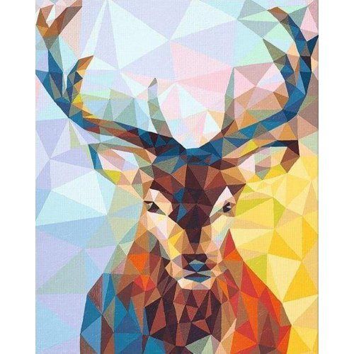 Figured ART Malování podle čísel - MODERNÍ SOB bez rámu 40 x 50 cm