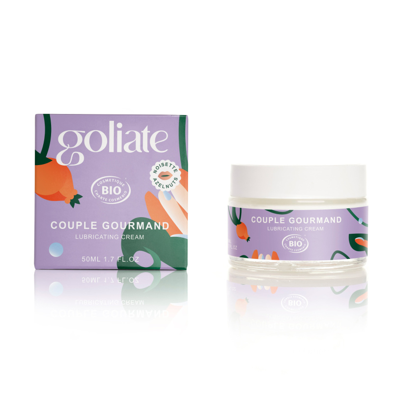 GOLIATE Jedlý masážní a lubrikační olej 2v1 the gourmet couple BIO 50 ml