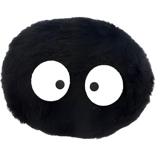 Plyšový magnet Můj soused Totoro - Susuwatari, 3 cm