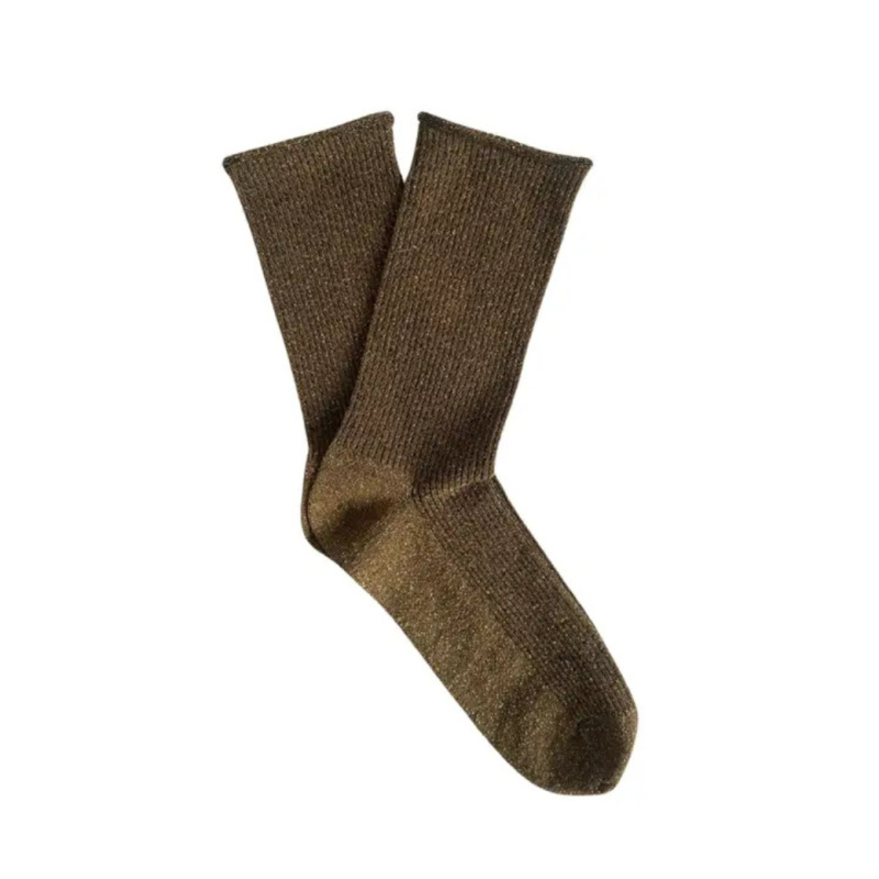 KLUE Třpytivé ponožky Lyocell Caramel 36 - 40