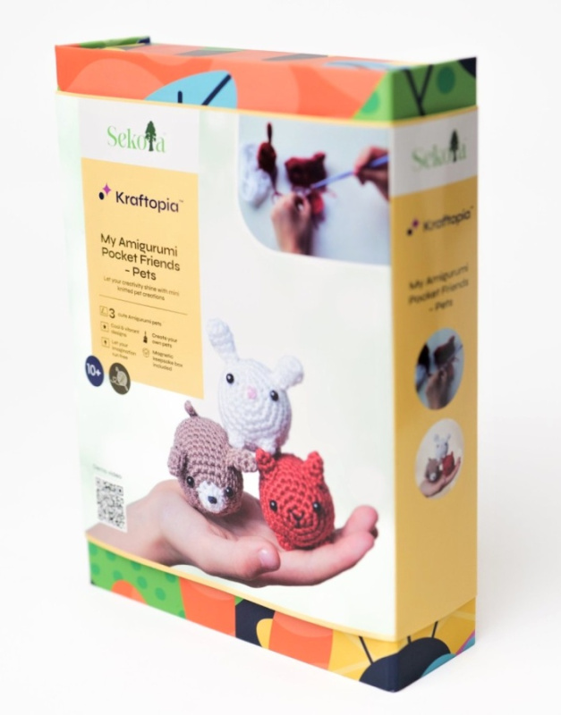 Sekoia Kraftopia sada na háčkování amigurumi zvířátek