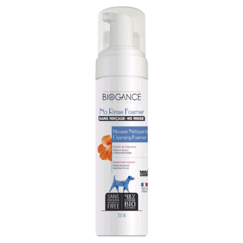 Biogance No rinse foamer dog - pro psy 200 ml
