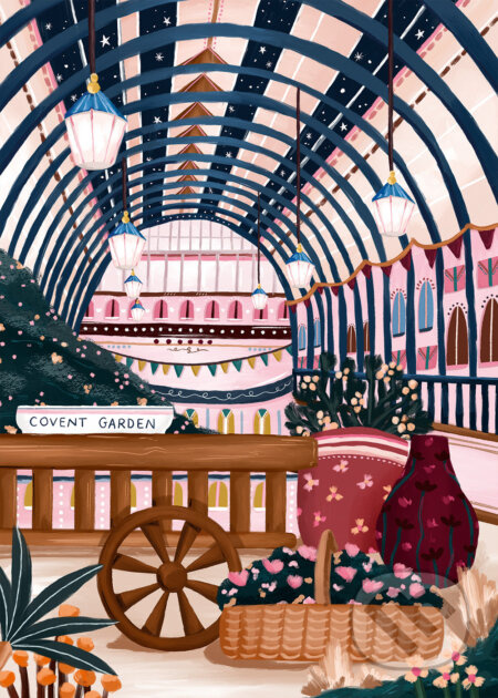 Portofino Covent Garden - Millie Putland - puzzle z kategorie 500 - 1000 dílků