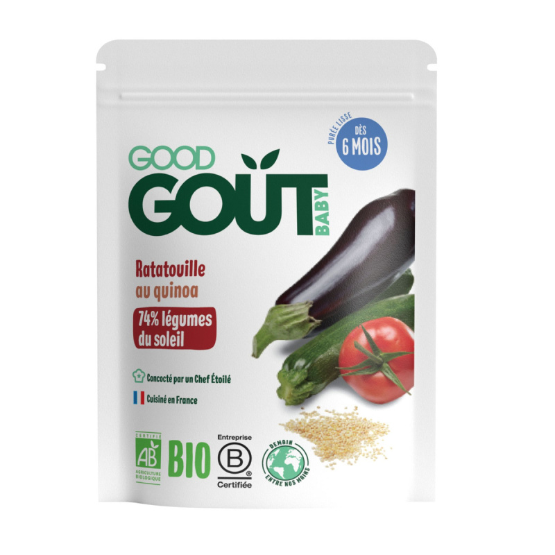 Good Gout BIO Ratatouille s quinou (190 g)