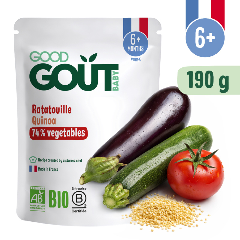Good Gout BIO Ratatouille s quinou (190 g)