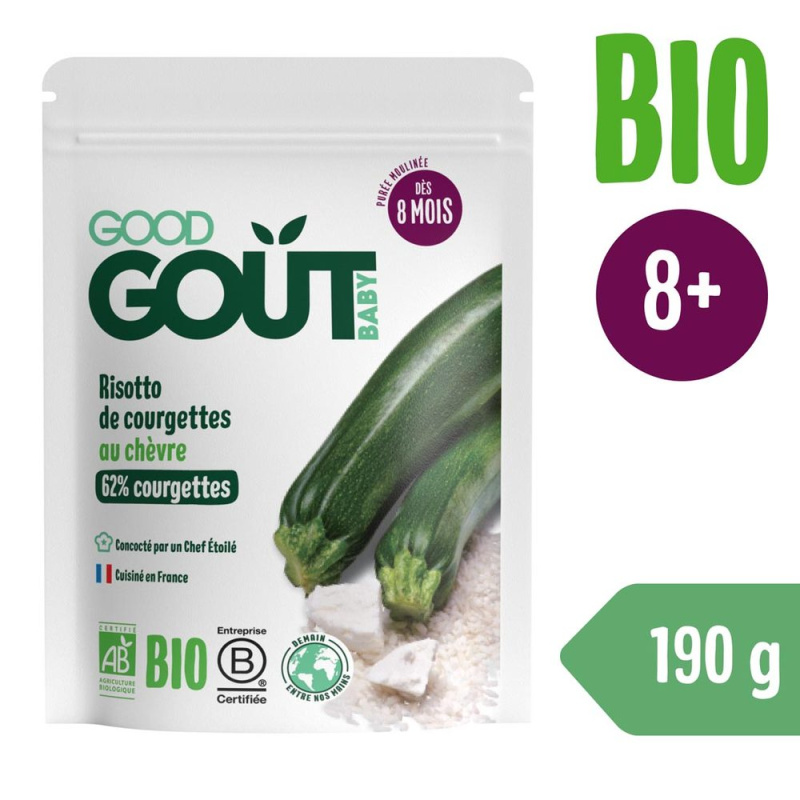 Good Gout BIO Cuketové rizoto s kozím sýrem (190 g)