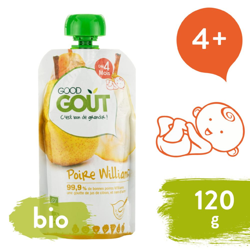 GOOD GOUT Hruška  Williams BIO 120 g