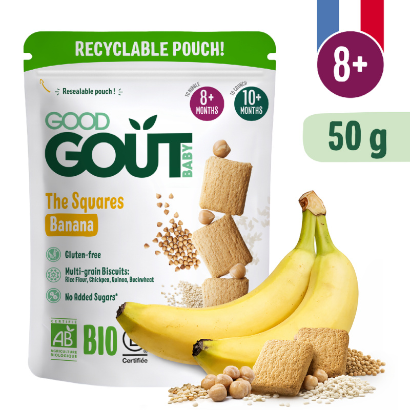 GOOD GOUT Banánové polštářky BIO 50 g