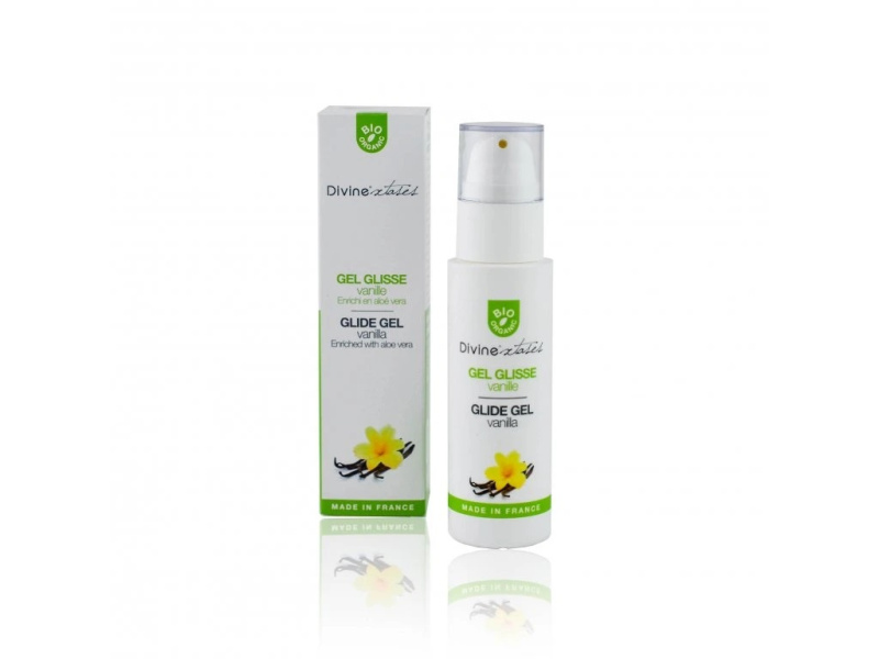 Divinextases Bio hydratační lubrikační gel s vůní vanilky, 100ml