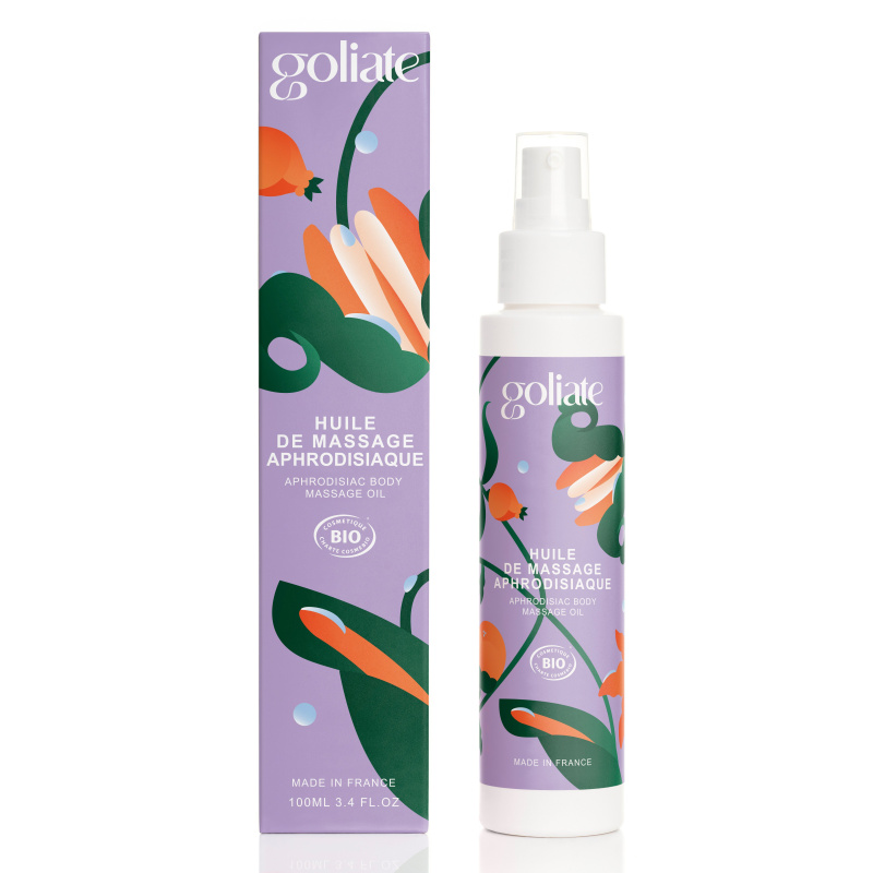 GOLIATE Afrodiziakální masážní olej BIO 100 ml