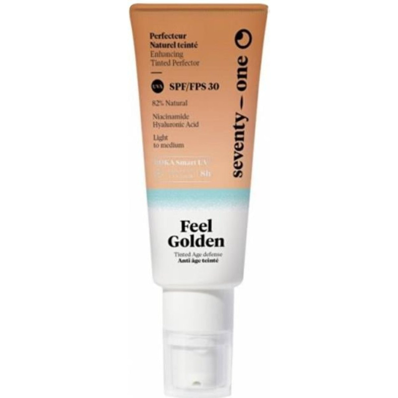 SeventyOne Feel Golden SPF30 tónovací opalovací fluid na obličej SPF 30 40 ml