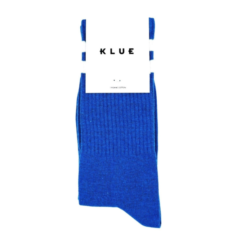 KLUE Sportovní ponožky Blue and white 36-40