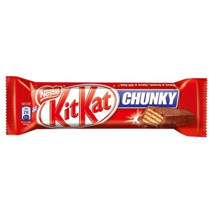 KitKat Chunky mléčná čokoládová tyčinka s oplatkou v mléčné čokoládě