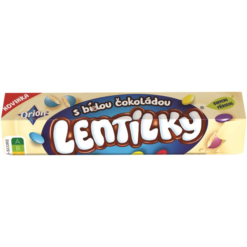 Orion Lentilky s bílou čokoládou
