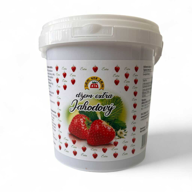 JAM and JAM Jahodový džem extra 1kg