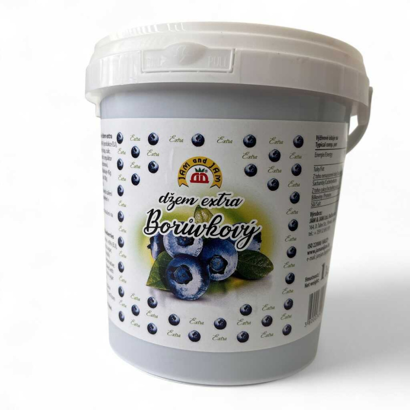 JAM and JAM Borůvkový džem extra 1kg