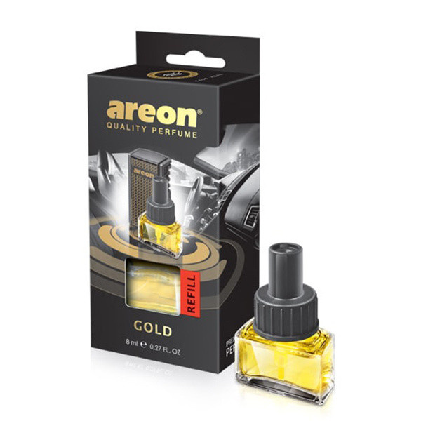 Areon Car Black Edition Gold vůně do auta náhradní náplň 8 ml