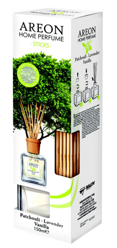 Areon Home Perfume Patchouli Lavender Vanilla aroma difuzér s náplní 150 ml