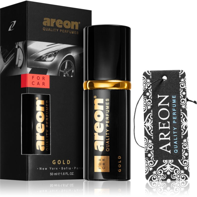 Areon Parfume Gold osvěžovač vzduchu do auta 50 ml