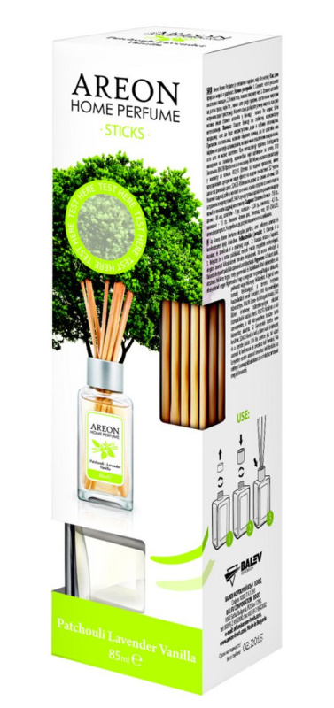 Areon Home Perfume Patchouli Lavender Vanilla aroma difuzér s náplní 85 ml