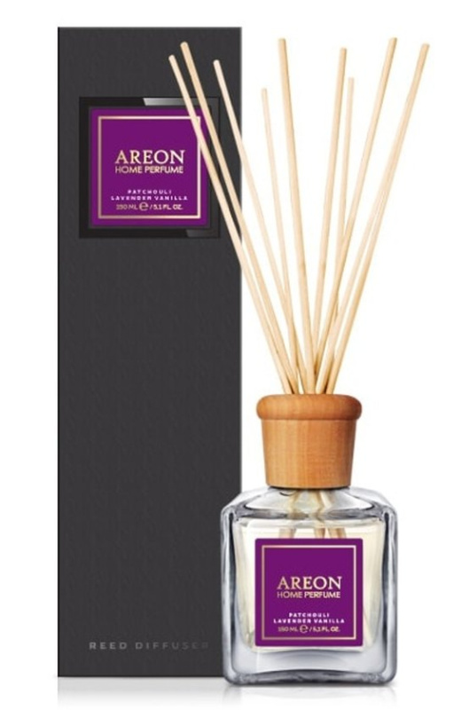 Areon Home Black Patchouli Lavender Vanilla aroma difuzér s náplní 150 ml